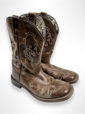 SMOKY MOUNTAIN BOOTS square toe western boots